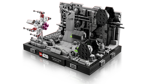 Lego - Star Wars Diorama - 75329 - La Poursuite Dans Les Tranchees De L'étoile D